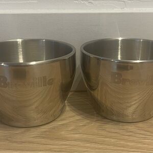 New Breville Stainless Steel Coffee Cups (2 psc.)